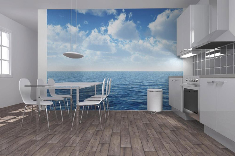 （PHOTOWALL / Cloudy Blue Sky Horizon）