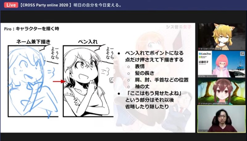 キャラクターを描くとき