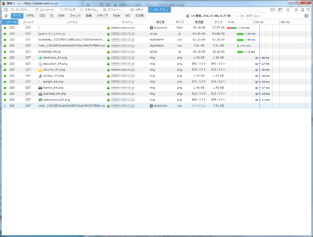 図8 Firefoxでサーバープッシュを受け取った場合の挙動