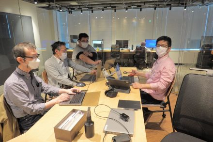 インタビュー中の雰囲気は「いつもの姫路IT系勉強会」そのもの