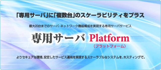 専用サーバ Platform